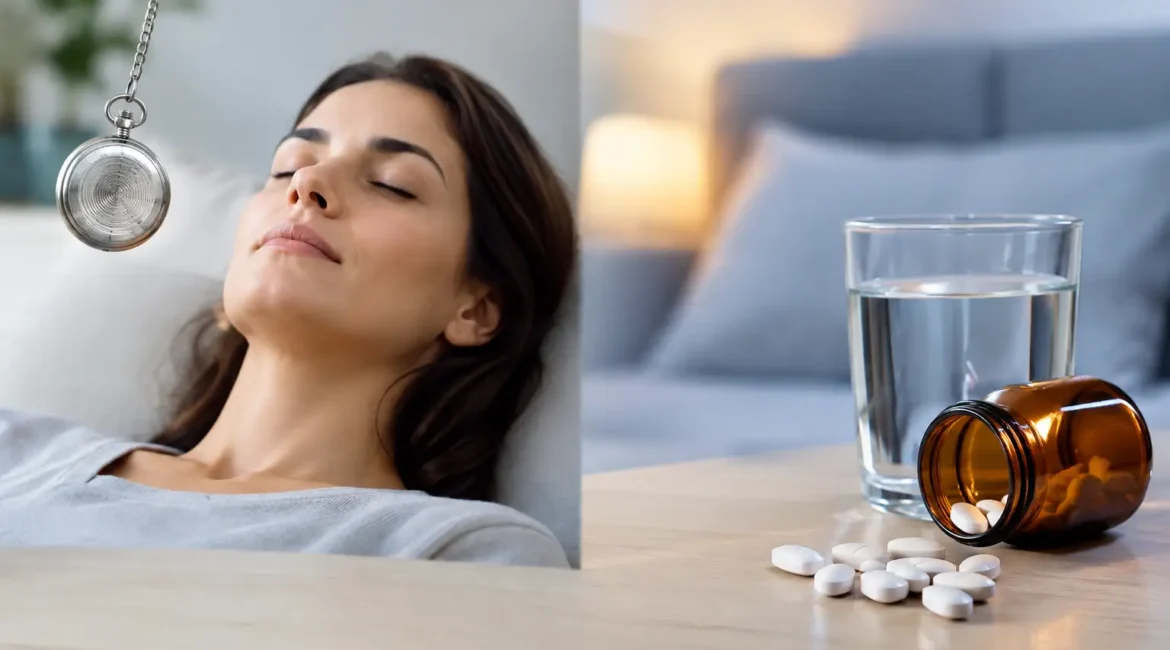 Hipnose ou medicamentos para o sono?